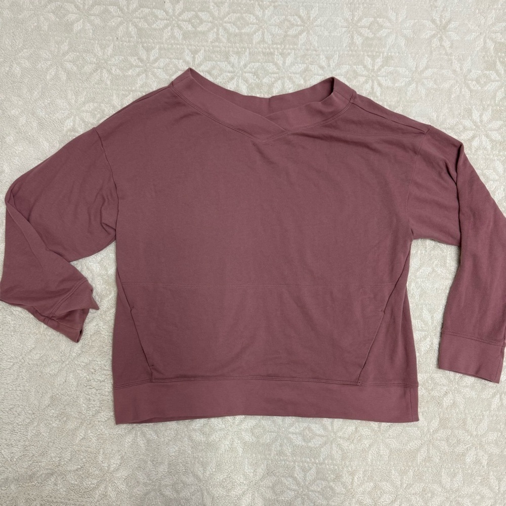 Fabletics Women's Zaylee Cross Front Off Shoulder Pullover